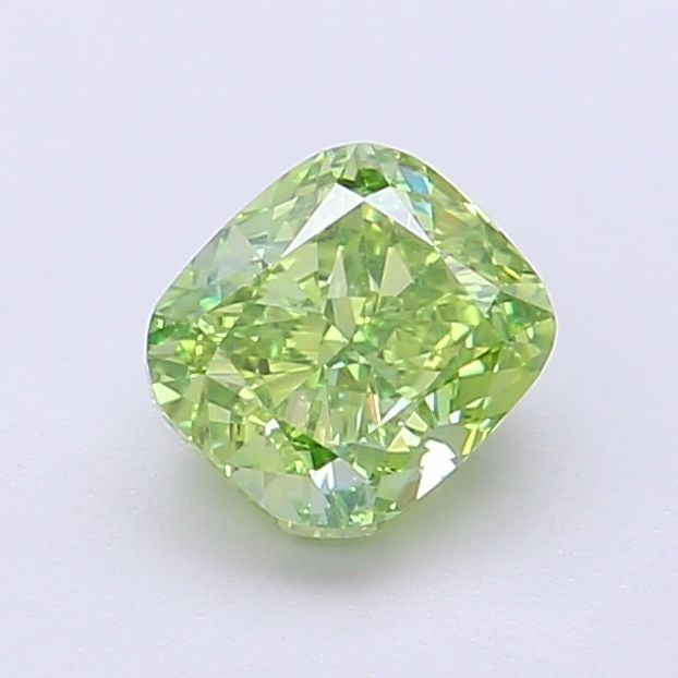 Loose Diamond - CUSHION MODIFIED 1.09ct Fancy Vivid Green VVS2: Loose Diamond - CUSHION MODIFIED 1.09ct Fancy Vivid Green VVS2 Source: This is a real non-mined Diamond that has been grown in a lab Shape: CUSHION MODIFIED Carats: 1.09 Color: Fancy Vivid Green Certi