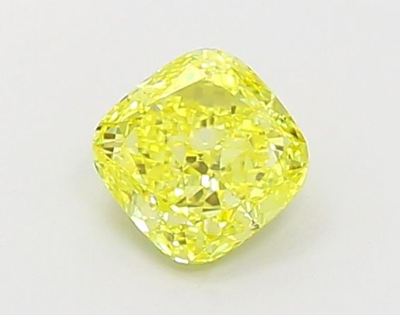 Loose Diamond - CUSHION MODIFIED 1.04ct Fancy Vivid Yellow VS1: Loose Diamond - CUSHION MODIFIED 1.04ct Fancy Vivid Yellow VS1 Source: This is a real non-mined Diamond that has been grown in a lab Shape: CUSHION MODIFIED Carats: 1.04 Color: Fancy Vivid Yellow Cert