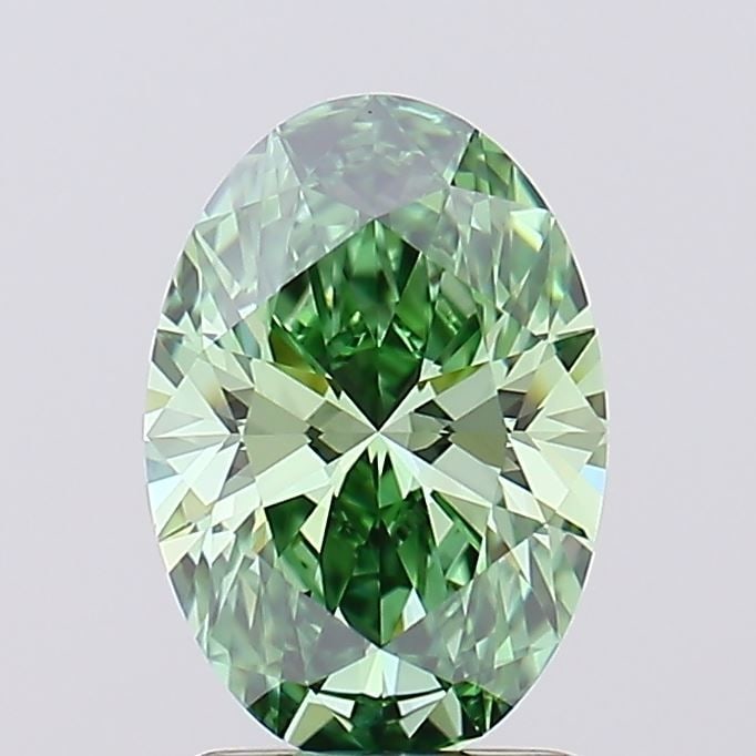Loose Diamond - OVAL 1.5ct Fancy Vivid Green VVS1 (1 of 1)