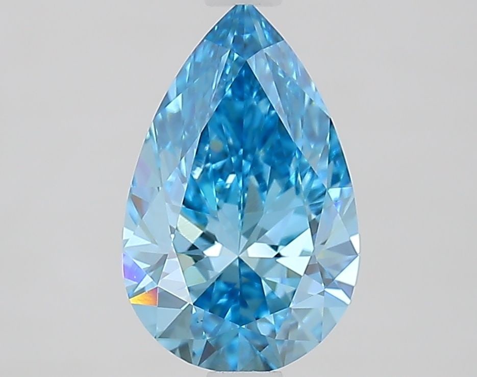 Loose Diamond - PEAR 1.58ct Fancy Vivid Blue VS1 (1 of 1)