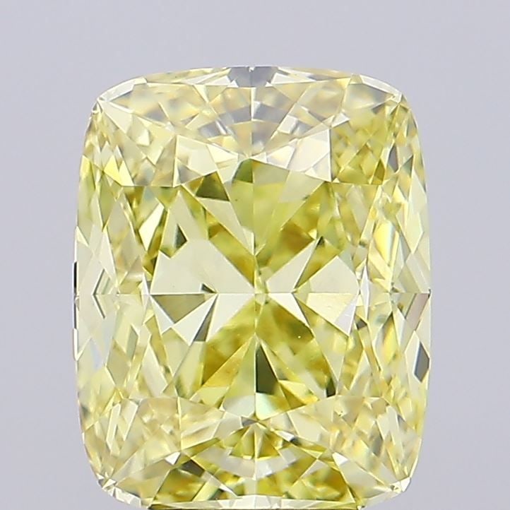 Loose Diamond - CUSHION MODIFIED 6.18ct Fancy Intense Yellow VVS2 (1 of 1)