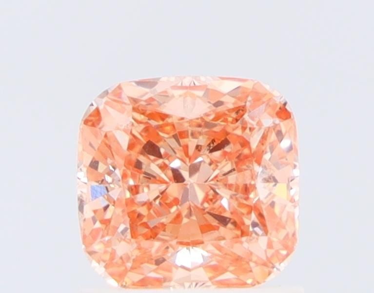 Loose Diamond - CUSHION BRILLIANT 1.02ct Fancy Orange VS1: Loose Diamond - CUSHION BRILLIANT 1.02ct Fancy Orange VS1 Source: This is a real non-mined Diamond that has been grown in a lab Shape: CUSHION BRILLIANT Carats: 1.02 Color: Fancy Orange Certification: