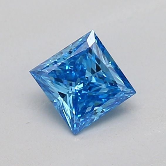 Loose Diamond - PRINCESS 0.2ct Fancy Vivid Blue VVS2 (1 of 1)