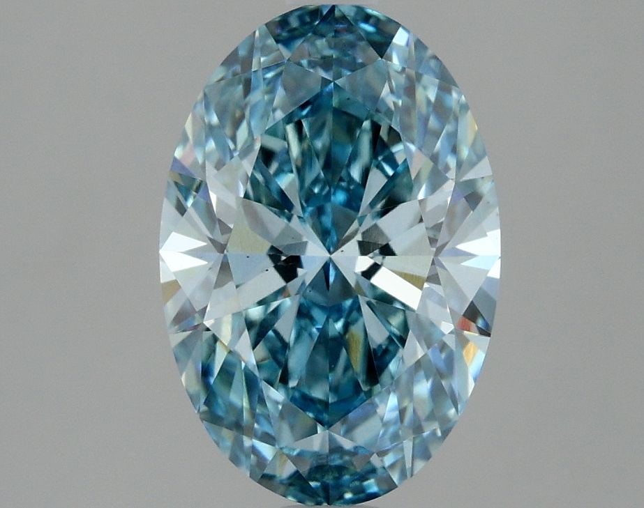 Loose Diamond - OVAL 2.31ct Fancy Vivid Blue VS1 (1 of 1)