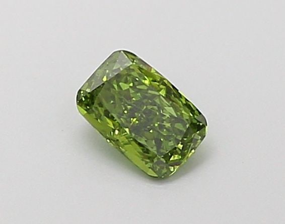 Loose Diamond - CUSHION BRILLIANT 0.29ct Fancy Vivid Green VS2 (1 of 1)