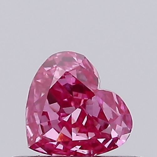 Loose Diamond - HEART 0.31ct Fancy Vivid Purplish Pink VVS2 (1 of 1)