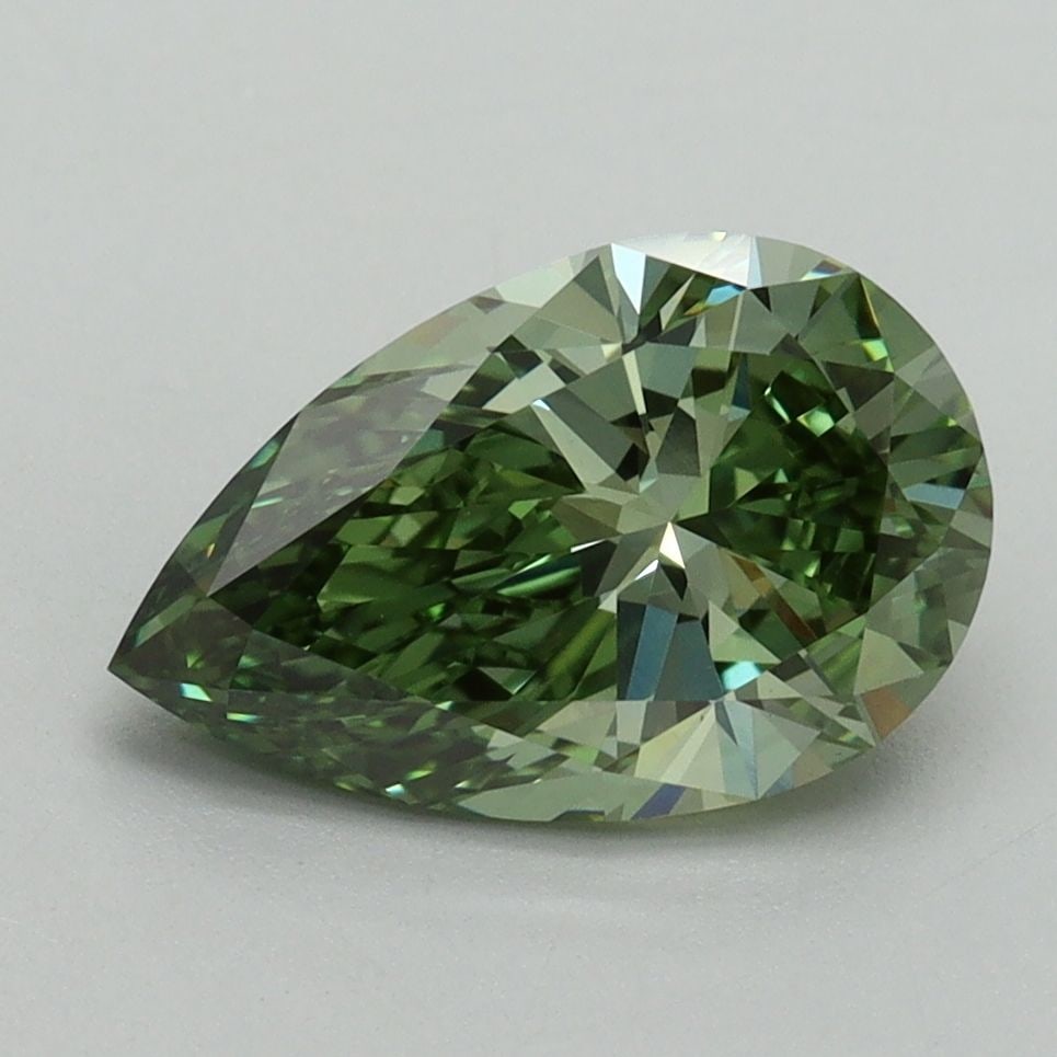 Loose Diamond - PEAR 2.03ct Fancy Vivid Green VVS2 (1 of 1)