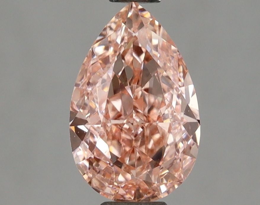 Loose Diamond - PEAR 1.08ct Fancy Vivid Pink VS1: Loose Diamond - PEAR 1.08ct Fancy Vivid Pink VS1 Source: This is a real non-mined Diamond that has been grown in a lab Shape: PEAR Carats: 1.08 Color: Fancy Vivid Pink Certification: IGI Video: