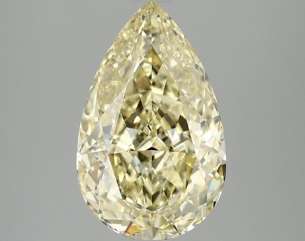 Loose Diamond - PEAR 3.06ct Fancy Intense Yellow VVS2: Loose Diamond - PEAR 3.06ct Fancy Intense Yellow VVS2 Source: This is a real non-mined Diamond that has been grown in a lab Shape: PEAR Carats: 3.06 Color: Fancy Intense Yellow Certification: IGI Vide
