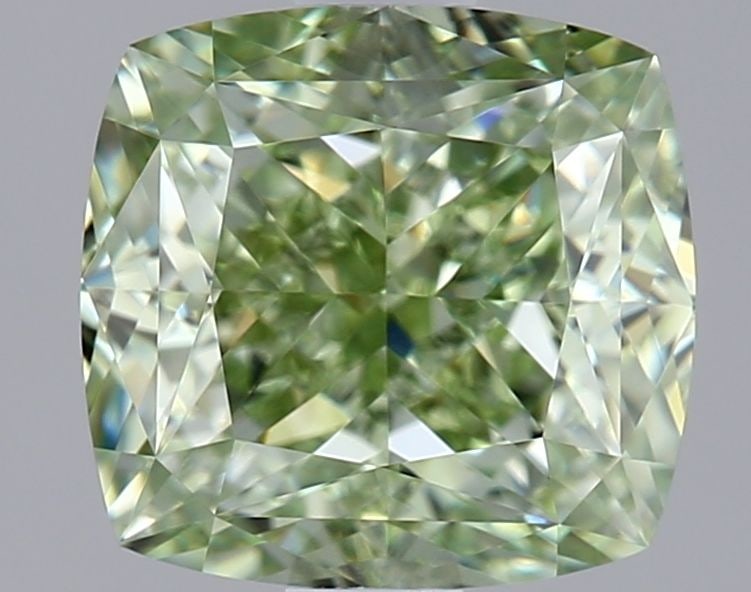 Loose Diamond - CUSHION MODIFIED 1.51ct Fancy Intense Green VVS2: Loose Diamond - CUSHION MODIFIED 1.51ct Fancy Intense Green VVS2 Source: This is a real non-mined Diamond that has been grown in a lab Shape: CUSHION MODIFIED Carats: 1.51 Color: Fancy Intense Green C