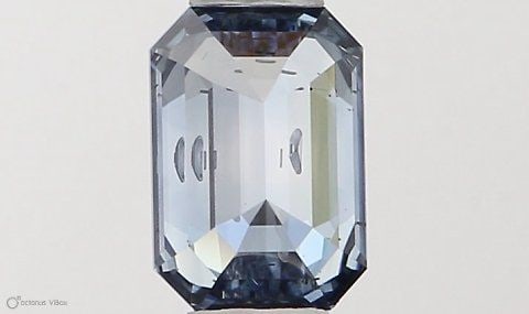 Loose Diamond - EMERALD 0.34ct Fancy Intense Blue SI2 (1 of 1)
