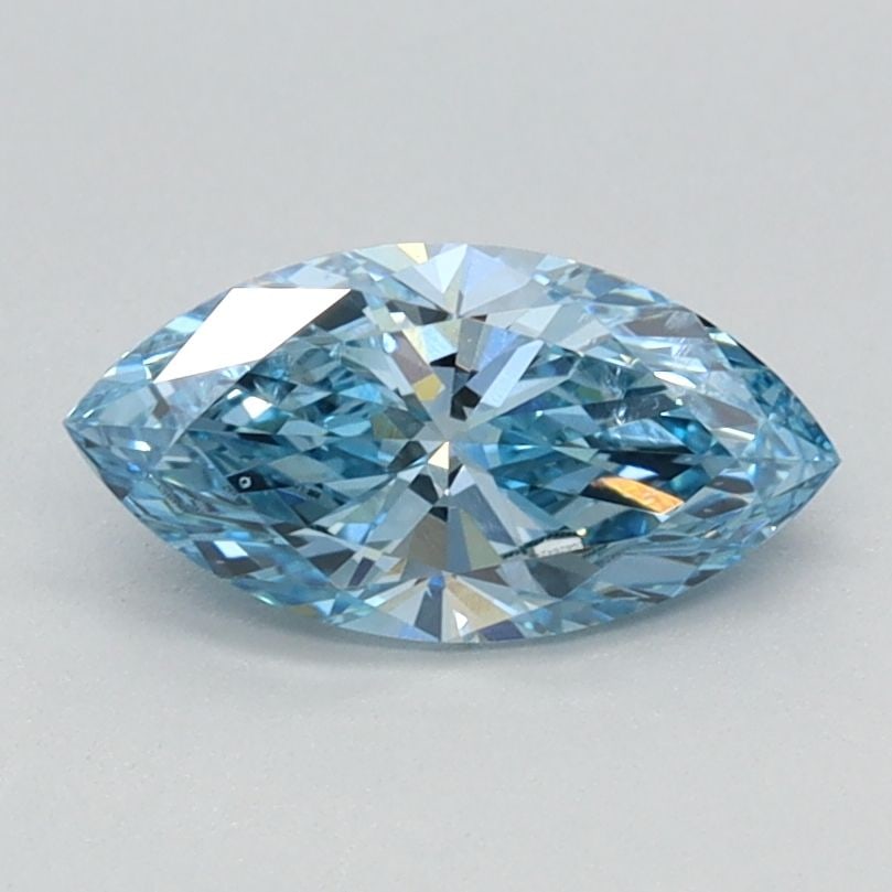Loose Diamond - MARQUISE 0.7ct Fancy Vivid Blue VS2 (1 of 1)