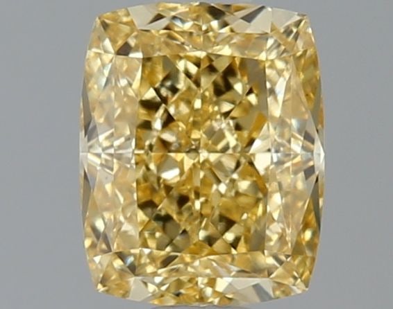 Loose Diamond - CUSHION MODIFIED 1.4ct Fancy Vivid Yellow VS1 (1 of 1)