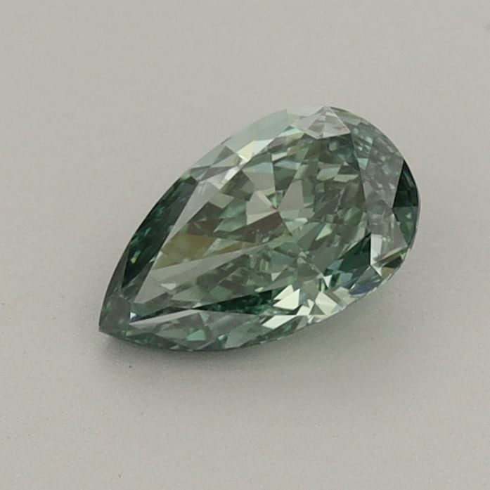 Loose Diamond - PEAR 0.53ct Fancy Vivid Green VVS2: Loose Diamond - PEAR 0.53ct Fancy Vivid Green VVS2 Source: This is a real non-mined Diamond that has been grown in a lab Shape: PEAR Carats: 0.53 Color: Fancy Vivid Green Certification: IGI Video: