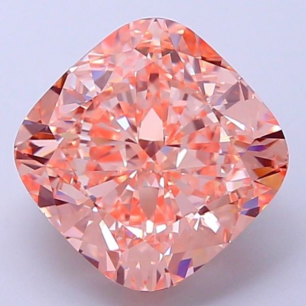 Loose Diamond - CUSHION MODIFIED 4.15ct Fancy Intense Pink VVS2: Loose Diamond - CUSHION MODIFIED 4.15ct Fancy Intense Pink VVS2 Source: This is a real non-mined Diamond that has been grown in a lab Shape: CUSHION MODIFIED Carats: 4.15 Color: Fancy Intense Pink Cer