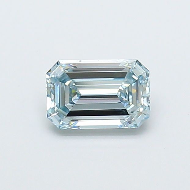 Loose Diamond - EMERALD 1.05ct Fancy Blue VVS2 (1 of 1)