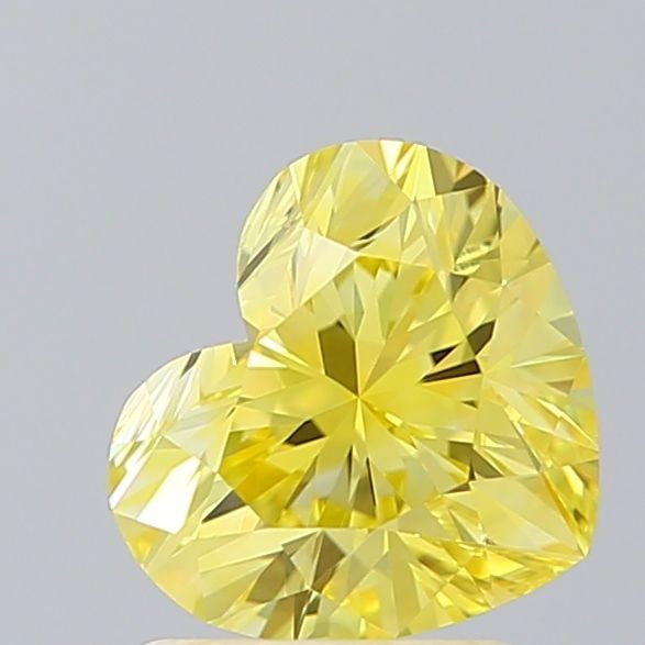 Loose Diamond - HEART 1.51ct Fancy Vivid Yellow VS1: Loose Diamond - HEART 1.51ct Fancy Vivid Yellow VS1 Source: This is a real non-mined Diamond that has been grown in a lab Shape: HEART Carats: 1.51 Color: Fancy Vivid Yellow Certification: IGI
