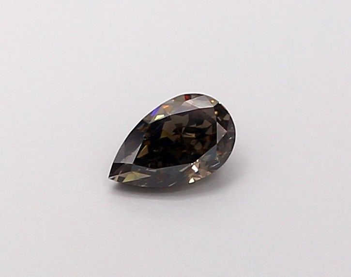 Loose Diamond - PEAR 0.32ct Fancy Vivid Black VS1 (1 of 1)