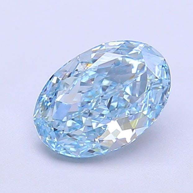 Loose Diamond - OVAL 1.11ct Fancy Vivid Blue VVS2: Loose Diamond - OVAL 1.11ct Fancy Vivid Blue VVS2 Source: This is a real non-mined Diamond that has been grown in a lab Shape: OVAL Carats: 1.11 Color: Fancy Vivid Blue Certification: IGI Video: