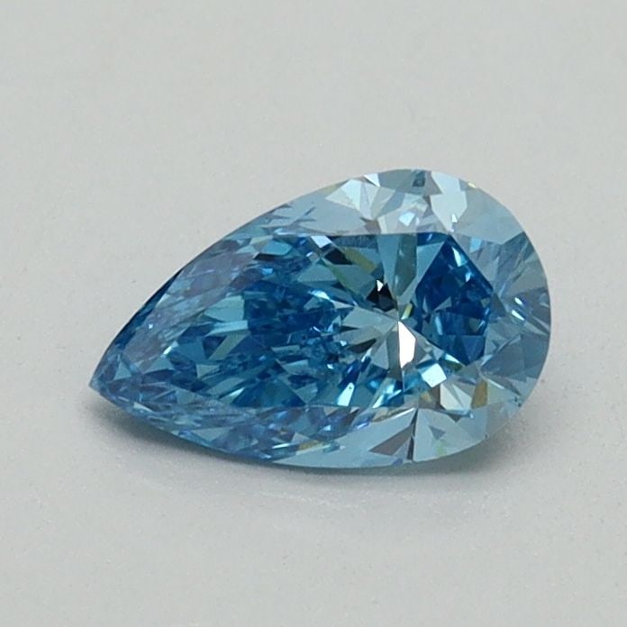 Loose Diamond - PEAR 0.51ct Fancy Blue VS2: Loose Diamond - PEAR 0.51ct Fancy Blue VS2 Source: This is a real non-mined Diamond that has been grown in a lab Shape: PEAR Carats: 0.51 Color: Fancy Blue Certification: NONE Video: