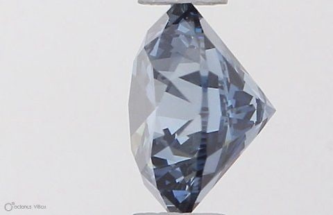 Loose Diamond - ROUND 0.51ct Fancy Vivid Blue VS1: Loose Diamond - ROUND 0.51ct Fancy Vivid Blue VS1 Source: This is a real non-mined Diamond that has been grown in a lab Shape: ROUND Carats: 0.51 Color: Fancy Vivid Blue Certification: IGI Video: