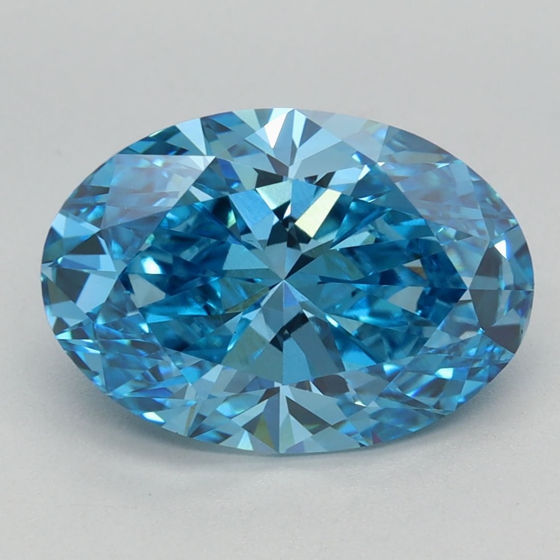 Loose Diamond - OVAL 3.09ct Fancy Vivid Blue VS1: Loose Diamond - OVAL 3.09ct Fancy Vivid Blue VS1 Source: This is a real non-mined Diamond that has been grown in a lab Shape: OVAL Carats: 3.09 Color: Fancy Vivid Blue Certification: IGI Video: