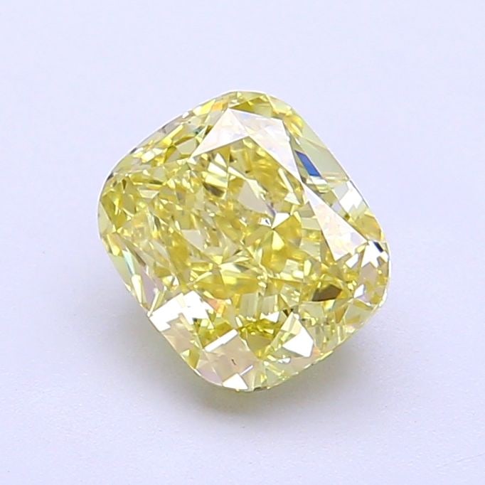 Loose Diamond - CUSHION MODIFIED 1.52ct Fancy Intense Yellow VS2 (1 of 1)