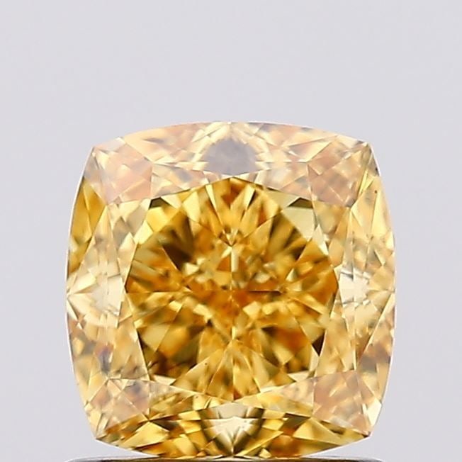 Loose Diamond - CUSHION MODIFIED 1.05ct Fancy Vivid Yellow VS2: Loose Diamond - CUSHION MODIFIED 1.05ct Fancy Vivid Yellow VS2 Source: This is a real non-mined Diamond that has been grown in a lab Shape: CUSHION MODIFIED Carats: 1.05 Color: Fancy Vivid Yellow
