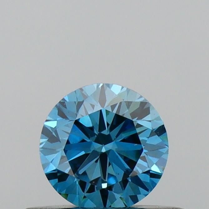 Loose Diamond - ROUND 0.35ct Fancy Vivid Blue VS1 (1 of 1)