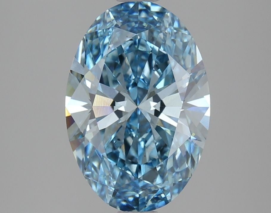 Loose Diamond - OVAL 2.73ct Fancy Vivid Blue VS1 (1 of 1)