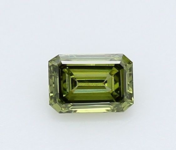 Loose Diamond - EMERALD 0.24ct Fancy Vivid Green VS2: Loose Diamond - EMERALD 0.24ct Fancy Vivid Green VS2 Source: This is a real non-mined Diamond that has been grown in a lab Shape: EMERALD Carats: 0.24 Color: Fancy Vivid Green Certification: IGI