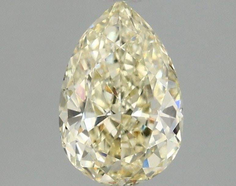 Loose Diamond - PEAR 1.58ct Fancy Light Yellow VS1: Loose Diamond - PEAR 1.58ct Fancy Light Yellow VS1 Source: This is a real non-mined Diamond that has been grown in a lab Shape: PEAR Carats: 1.58 Color: Fancy Light Yellow Certification: IGI Video: