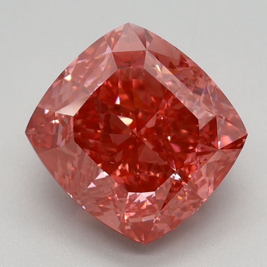 Loose Diamond - CUSHION MODIFIED 2.9ct Fancy Vivid Pink VS1: Loose Diamond - CUSHION MODIFIED 2.9ct Fancy Vivid Pink VS1 Source: This is a real non-mined Diamond that has been grown in a lab Shape: CUSHION MODIFIED Carats: 2.9 Color: Fancy Vivid Pink