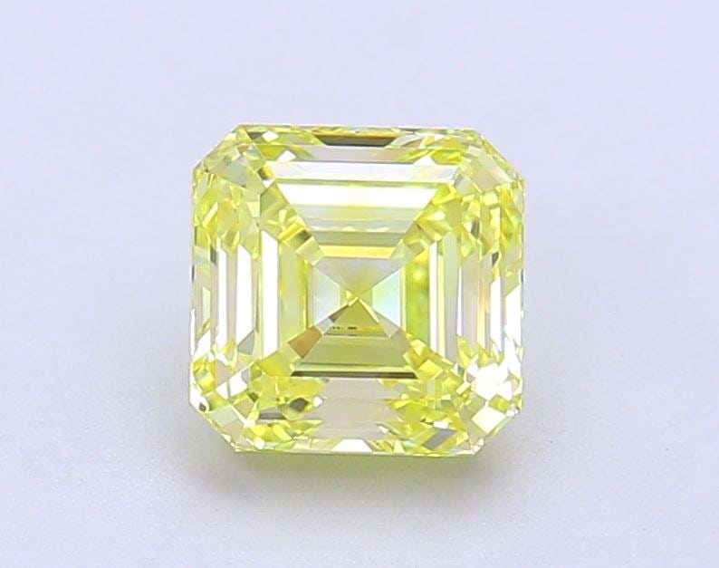 Loose Diamond - SQUARE EMERALD 1.59ct Fancy Intense Yellow VVS2: Loose Diamond - SQUARE EMERALD 1.59ct Fancy Intense Yellow VVS2 Source: This is a real non-mined Diamond that has been grown in a lab Shape: SQUARE EMERALD Carats: 1.59 Color: Fancy Intense Yellow Cer