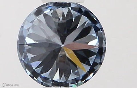 Loose Diamond - ROUND 0.35ct Fancy Vivid Blue VVS1 (1 of 1)