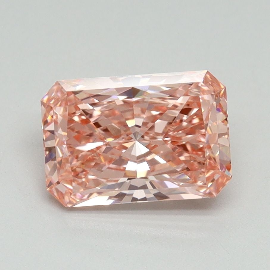 Loose Diamond - RADIANT 1.59ct Fancy Vivid Pink VVS2: Loose Diamond - RADIANT 1.59ct Fancy Vivid Pink VVS2 Source: This is a real non-mined Diamond that has been grown in a lab Shape: RADIANT Carats: 1.59 Color: Fancy Vivid Pink Certification: IGI