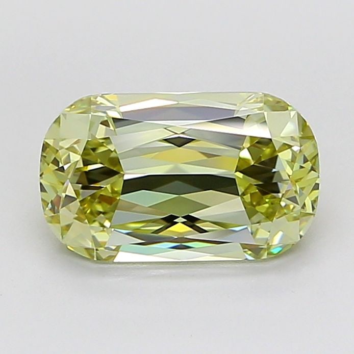 Loose Diamond - CUSHION MODIFIED 3.01ct Fancy Light Yellow VVS1: Loose Diamond - CUSHION MODIFIED 3.01ct Fancy Light Yellow VVS1 Source: This is a real non-mined Diamond that has been grown in a lab Shape: CUSHION MODIFIED Carats: 3.01 Color: Fancy Light Yellow Cer