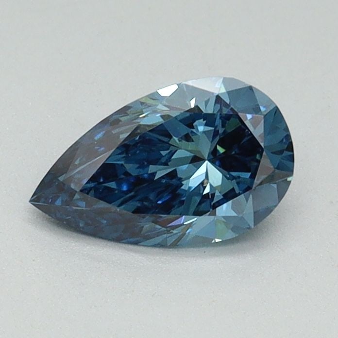 Loose Diamond - PEAR 0.58ct Fancy Vivid Blue VS1: Loose Diamond - PEAR 0.58ct Fancy Vivid Blue VS1 Source: This is a real non-mined Diamond that has been grown in a lab Shape: PEAR Carats: 0.58 Color: Fancy Vivid Blue Certification: IGI Video: