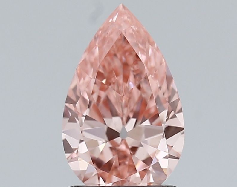 Loose Diamond - PEAR 1.22ct Fancy Vivid Pink VVS2: Loose Diamond - PEAR 1.22ct Fancy Vivid Pink VVS2 Source: This is a real non-mined Diamond that has been grown in a lab Shape: PEAR Carats: 1.22 Color: Fancy Vivid Pink Certification: IGI Video:
