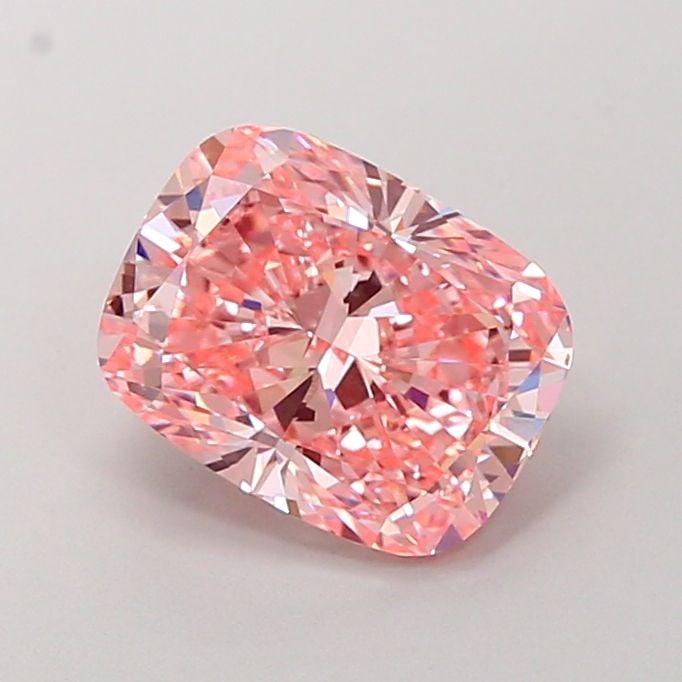 Loose Diamond - CUSHION MODIFIED 3.03ct Fancy Vivid Pink VVS1: Loose Diamond - CUSHION MODIFIED 3.03ct Fancy Vivid Pink VVS1 Source: This is a real non-mined Diamond that has been grown in a lab Shape: CUSHION MODIFIED Carats: 3.03 Color: Fancy Vivid Pink Certifi