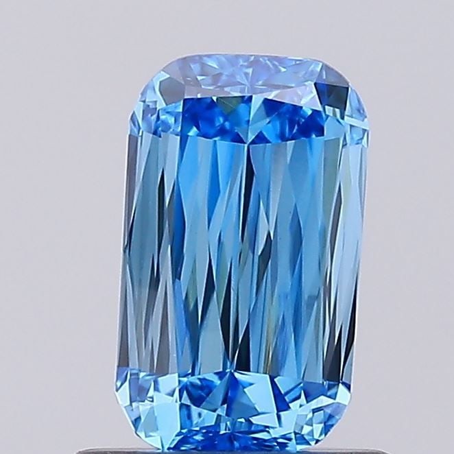 Loose Diamond - CUSHION 0.77ct Fancy Vivid Blue VS1: Loose Diamond - CUSHION 0.77ct Fancy Vivid Blue VS1 Source: This is a real non-mined Diamond that has been grown in a lab Shape: CUSHION Carats: 0.77 Color: Fancy Vivid Blue Certification: IGI