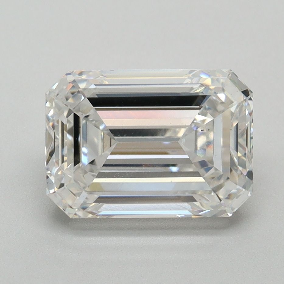 Loose Diamond - EMERALD 2.63ct F VS2: Loose Diamond - EMERALD 2.63ct F VS2 Source: This is a real non-mined Diamond that has been grown in a lab Shape: EMERALD Carats: 2.63 Color: F Clarity: VS2 Certification: NONE Video: