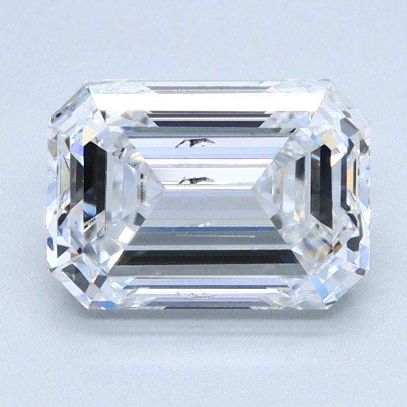 Loose Diamond - EMERALD 2.14ct D SI2: Loose Diamond - EMERALD 2.14ct D SI2 Source: This is a real non-mined Diamond that has been grown in a lab Shape: EMERALD Carats: 2.14 Color: D Clarity: SI2 Certification: IGI Video: