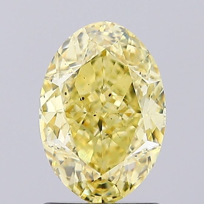 Loose Diamond - OVAL 1.65ct Fancy Intense Yellow SI1: Loose Diamond - OVAL 1.65ct Fancy Intense Yellow SI1 Source: This is a real non-mined Diamond that has been grown in a lab Shape: OVAL Carats: 1.65 Color: Fancy Intense Yellow Certification: IGI