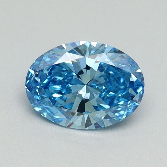 Loose Diamond - OVAL 0.6ct Fancy Vivid Blue VS1: Loose Diamond - OVAL 0.6ct Fancy Vivid Blue VS1 Source: This is a real non-mined Diamond that has been grown in a lab Shape: OVAL Carats: 0.6 Color: Fancy Vivid Blue Certification: IGI Video: Video