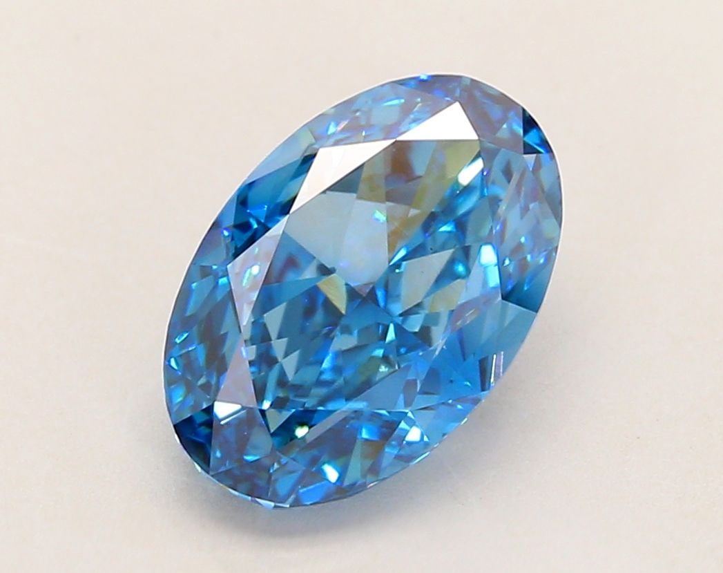 Loose Diamond - OVAL 4.1ct Fancy Vivid Blue VS1: Loose Diamond - OVAL 4.1ct Fancy Vivid Blue VS1 Source: This is a real non-mined Diamond that has been grown in a lab Shape: OVAL Carats: 4.1 Color: Fancy Vivid Blue Certification: IGI Video: Video