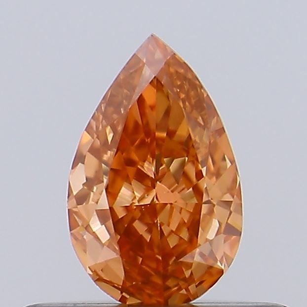 Loose Diamond - PEAR 0.38ct Fancy Intense Orange VVS2 (1 of 1)