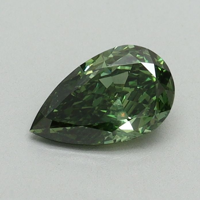 Loose Diamond - PEAR 0.54ct Fancy Vivid Green VVS2 (1 of 1)