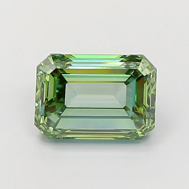 Loose Diamond - EMERALD 2.0ct Fancy Vivid Green VVS2: Loose Diamond - EMERALD 2.0ct Fancy Vivid Green VVS2 Source: This is a real non-mined Diamond that has been grown in a lab Shape: EMERALD Carats: 2.0 Color: Fancy Vivid Green Certification: IGI