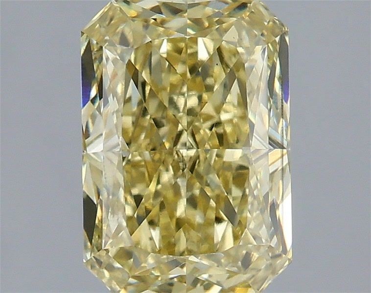Loose Diamond - RADIANT 2.05ct Fancy Intense Yellow VS2: Loose Diamond - RADIANT 2.05ct Fancy Intense Yellow VS2 Source: This is a real non-mined Diamond that has been grown in a lab Shape: RADIANT Carats: 2.05 Color: Fancy Intense Yellow Certification: